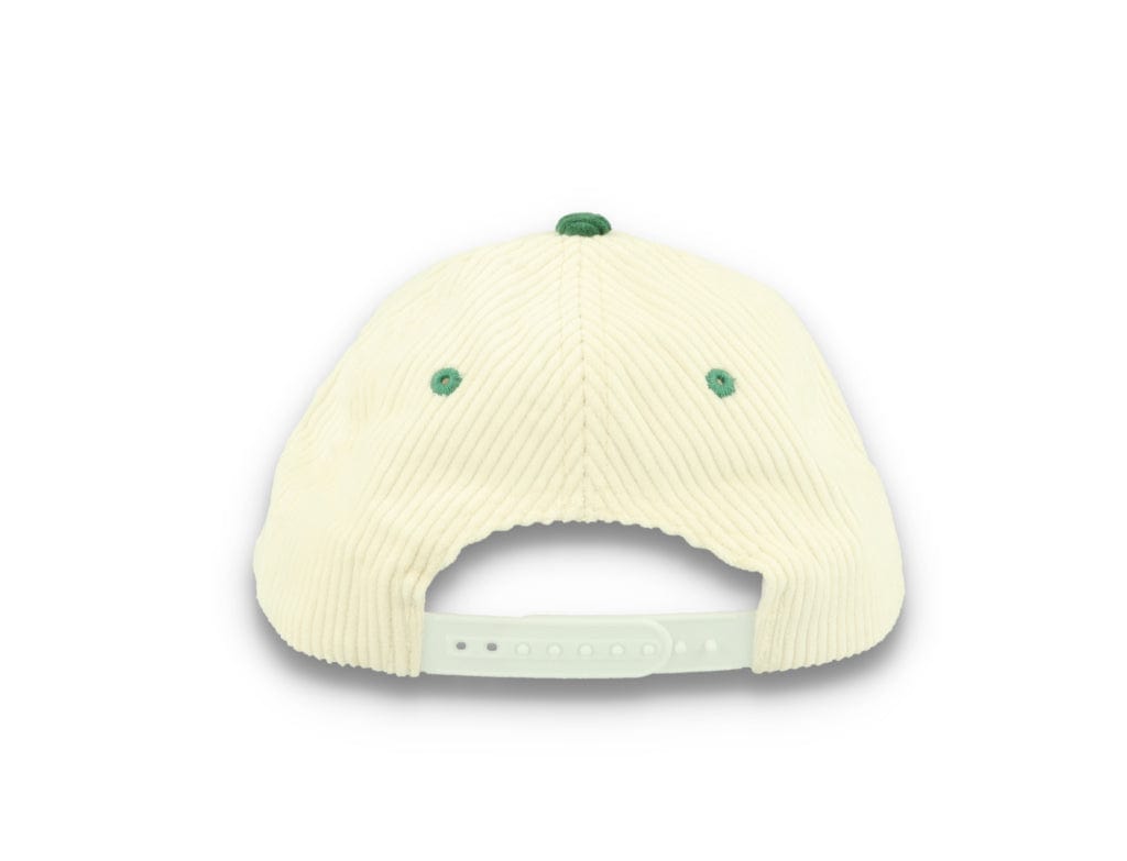 Legalise Marinara Corduroy Cap Ecru/Forest - LOKK