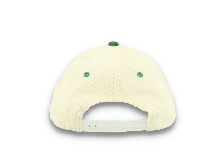 Legalise Marinara Corduroy Cap Ecru/Forest - LOKK