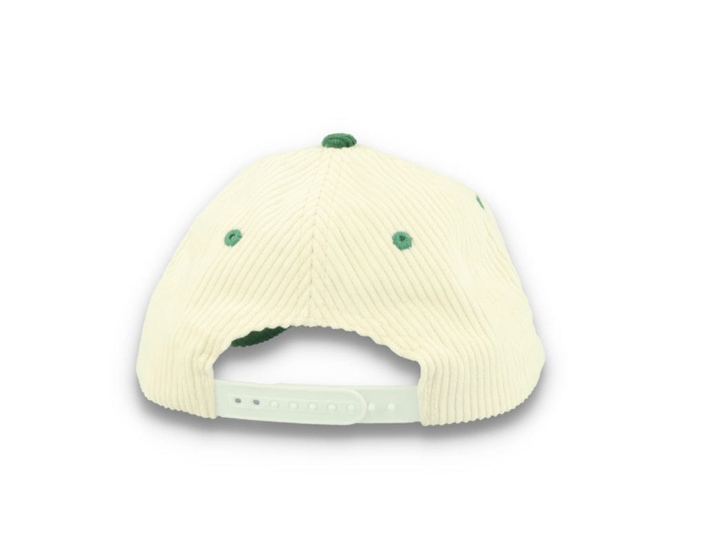 Legalise Marinara Corduroy Cap Ecru/Forest - LOKK