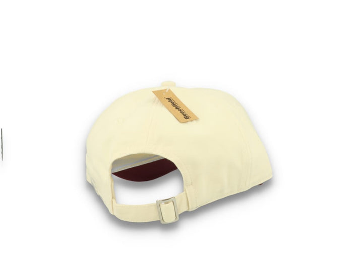 Contrast Peak Leisure Cap Natural/Burgundy