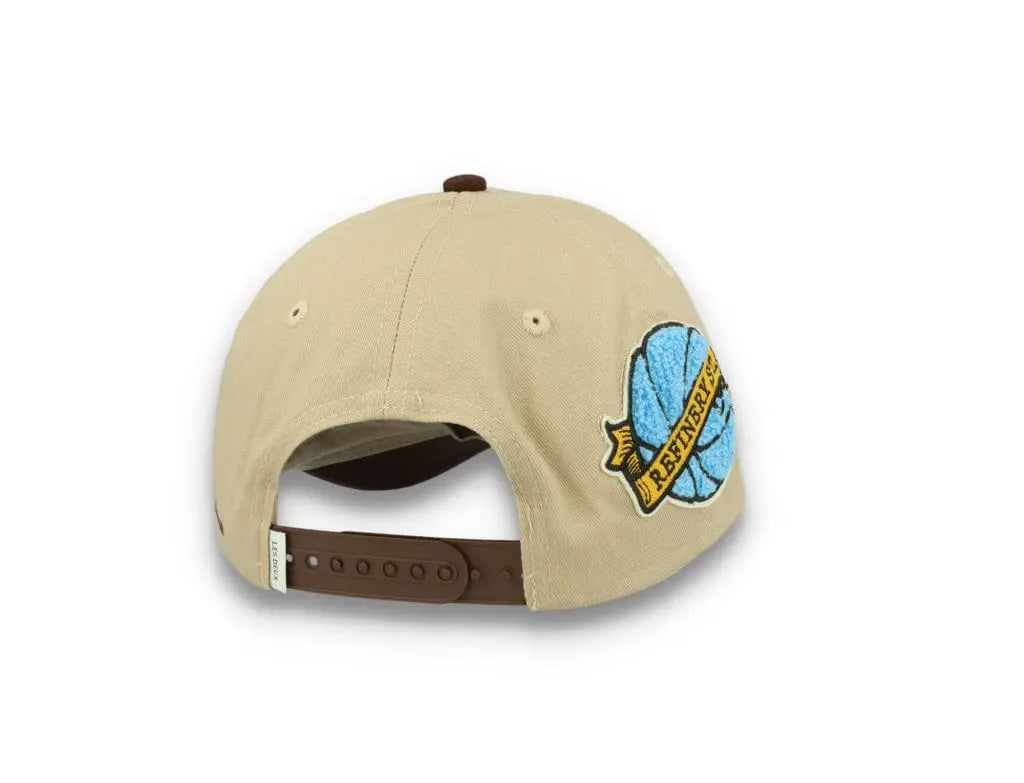 Encore Varsity Cap Light Desert Sand/Coffee Brown - LOKK