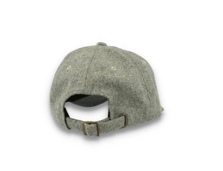 Low Profile Melton Wool Dad Cap Flexfit 6245MW Heather Grey - LOKK