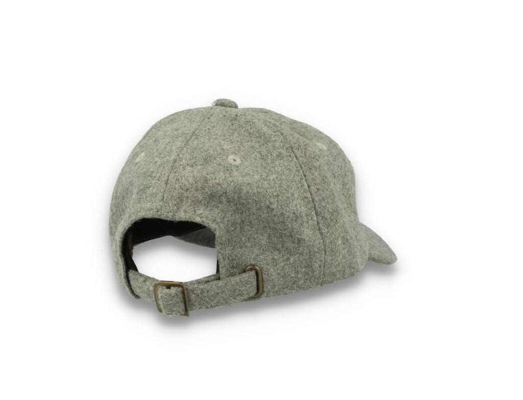 Low Profile Melton Wool Dad Cap Flexfit 6245MW Heather Grey - LOKK