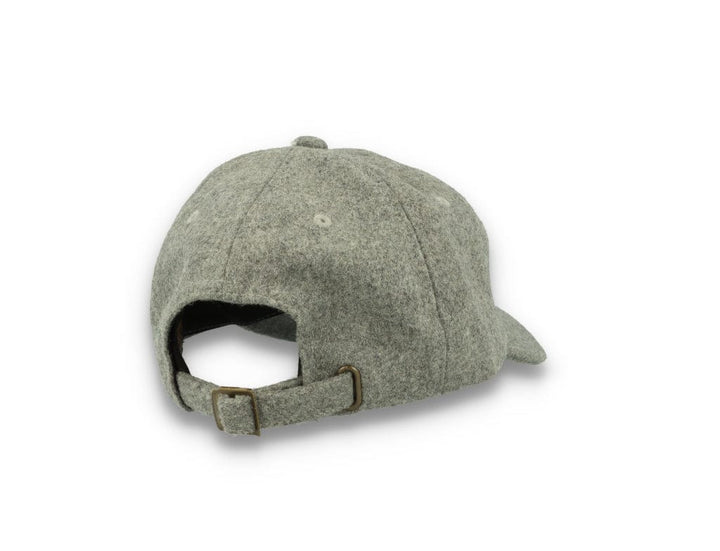 Low Profile Melton Wool Dad Cap Flexfit 6245MW Heather Grey - LOKK