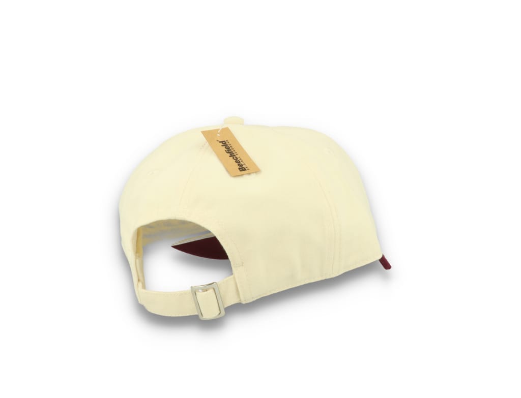 Contrast Peak Leisure Cap Natural/Burgundy