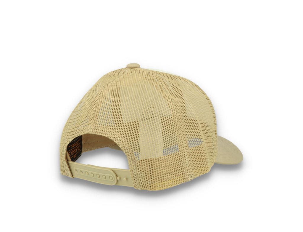 Retro Trucker Dark Khaki/White/Khaki Flexfit 6606CF