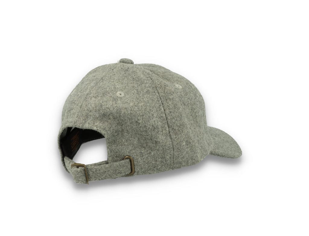Low Profile Melton Wool Dad Cap Flexfit 6245MW Heather Grey - LOKK