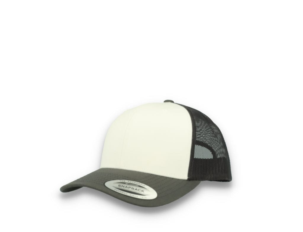 Retro Trucker Dark Grey/White/Dark Grey Flexfit 6606CF