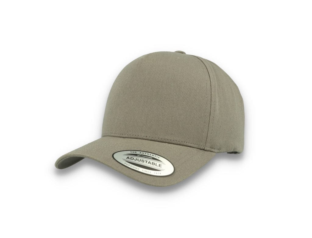 5-Panel Curved Classic Snapback Grey - 7707 - LOKK