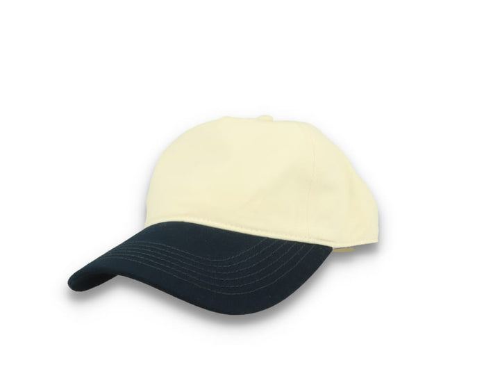 Contrast Peak Leisure Cap Natural/French Navy