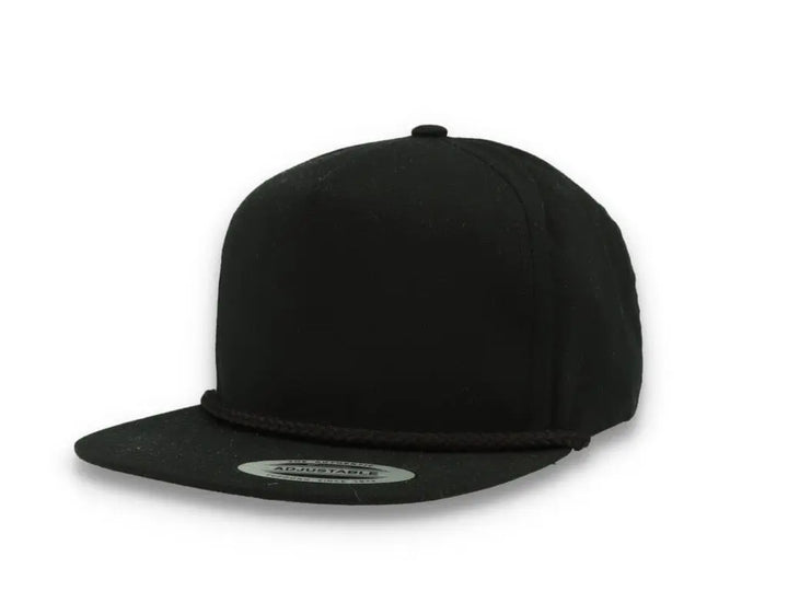 Classic Poplin Golf Cap 6002 Black - LOKK