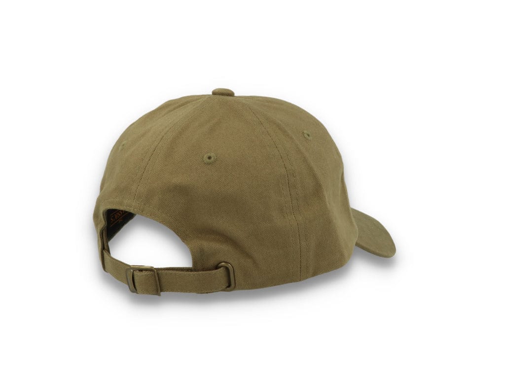 Flexfit Strap Cap 6245PT Peached Cotton Twill Loden Green - LOKK
