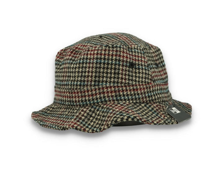 Check Bucket Hat Brown - LOKK