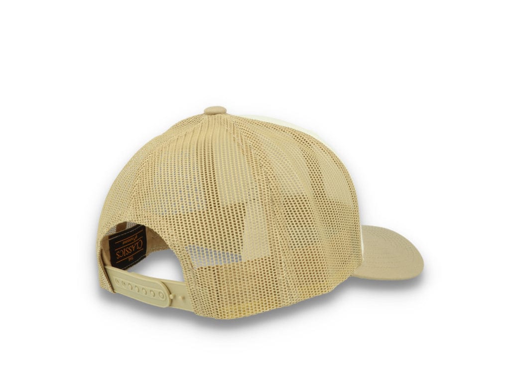 Retro Trucker Dark Khaki/White/Khaki Flexfit 6606CF