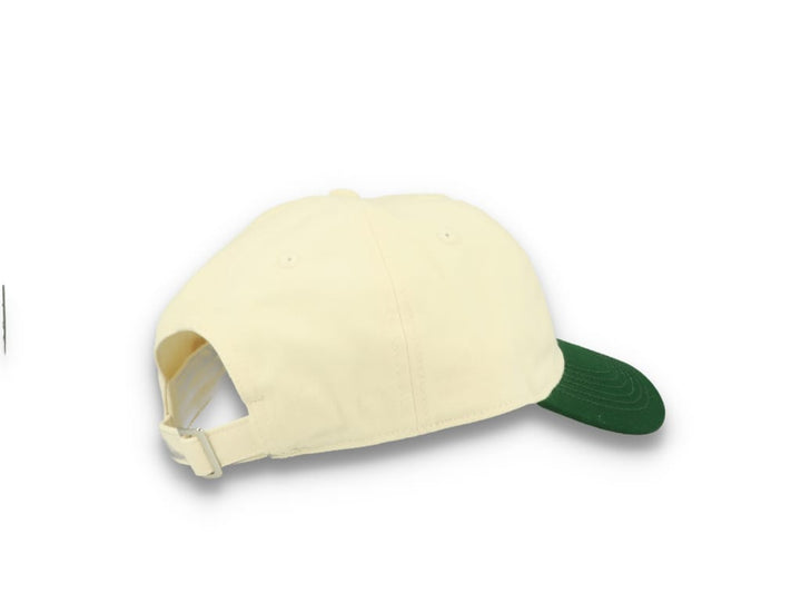 Contrast Peak Leisure Cap Natural/Forest Green