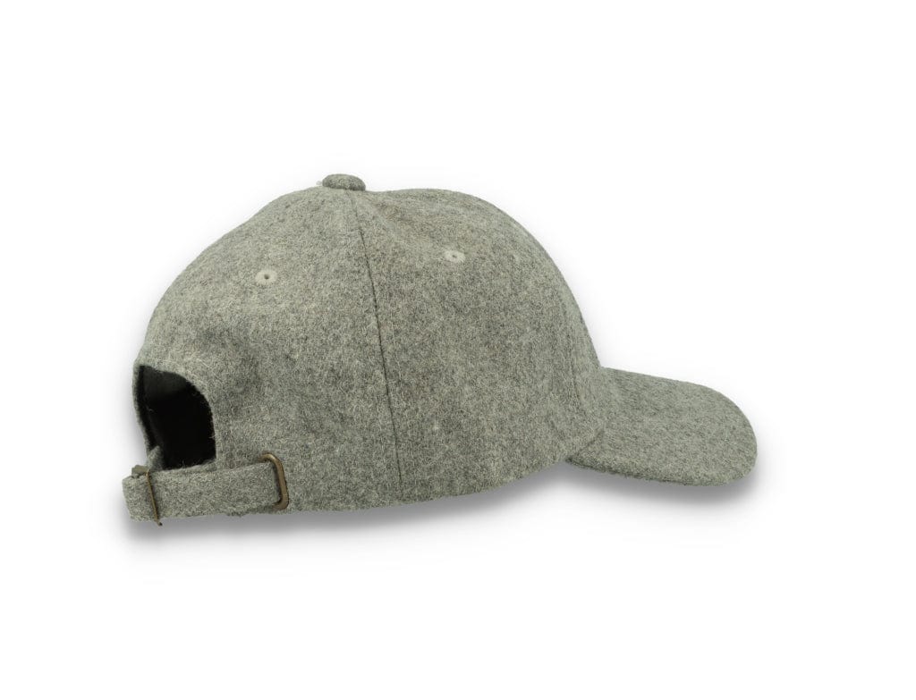 Low Profile Melton Wool Dad Cap Flexfit 6245MW Heather Grey - LOKK