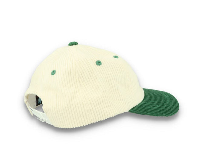 Legalise Marinara Corduroy Cap Ecru/Forest - LOKK