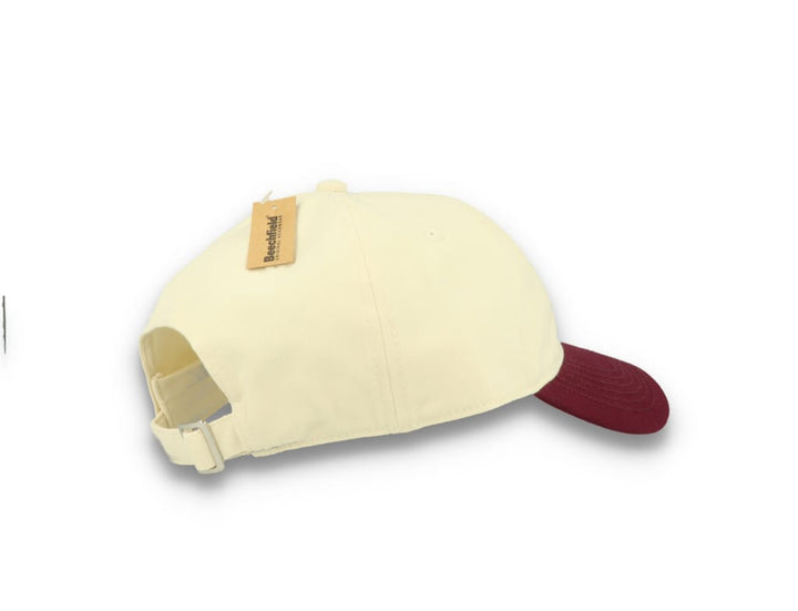 Contrast Peak Leisure Cap Natural/Burgundy