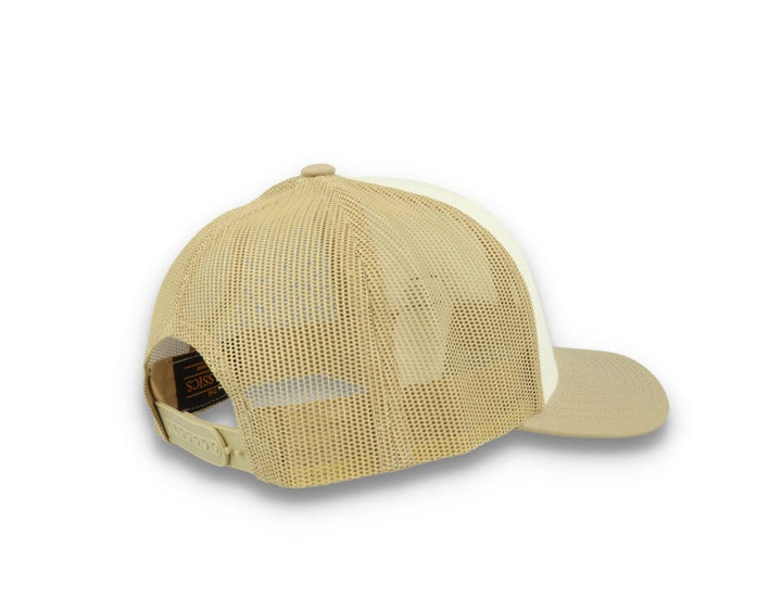 Retro Trucker Dark Khaki/White/Khaki Flexfit 6606CF