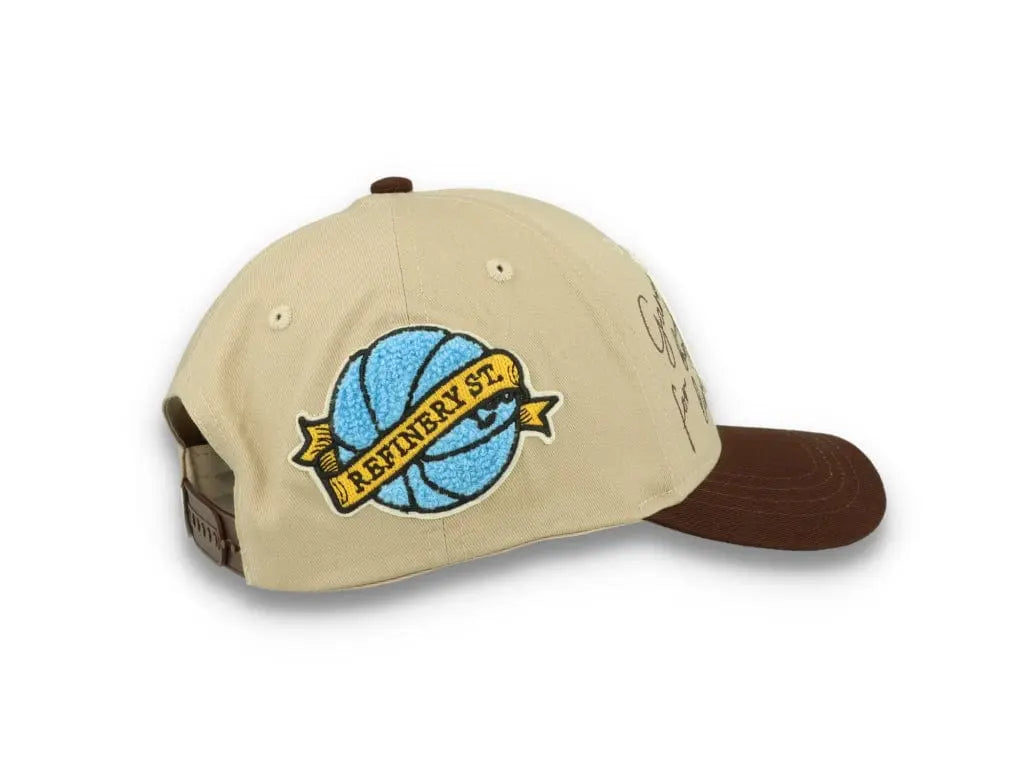 Encore Varsity Cap Light Desert Sand/Coffee Brown - LOKK