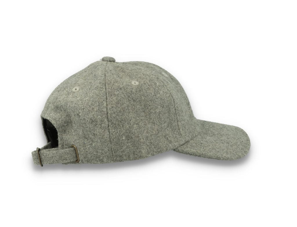 Low Profile Melton Wool Dad Cap Flexfit 6245MW Heather Grey - LOKK