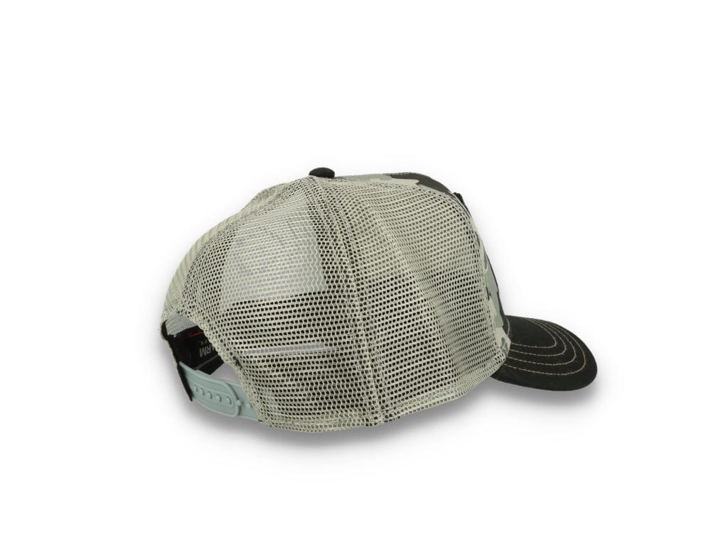 Goorin Animal Farm Trucker Cap Dog Soldier Black Camo