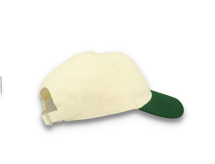 Contrast Peak Leisure Cap Natural/Forest Green
