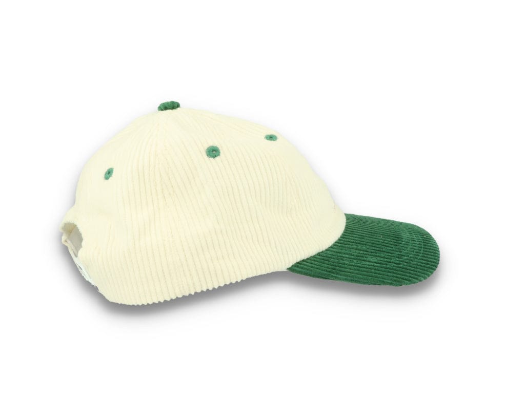 Legalise Marinara Corduroy Cap Ecru/Forest - LOKK