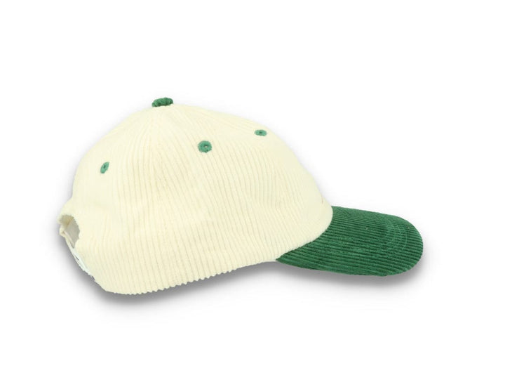 Legalise Marinara Corduroy Cap Ecru/Forest - LOKK