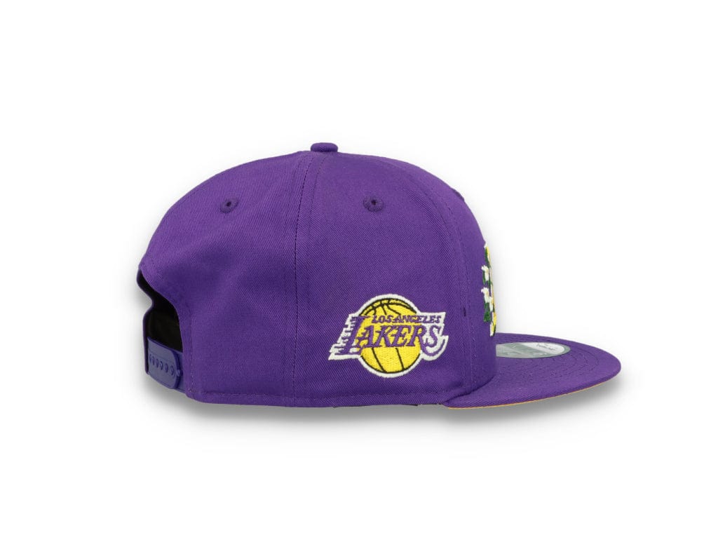 9FIFTY Flower Wordmark Los Angeles Lakers Purple - LOKK