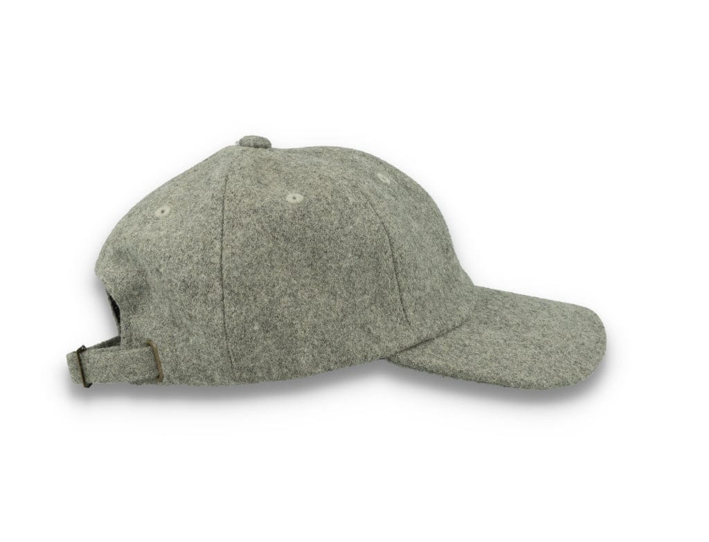 Low Profile Melton Wool Dad Cap Flexfit 6245MW Heather Grey - LOKK