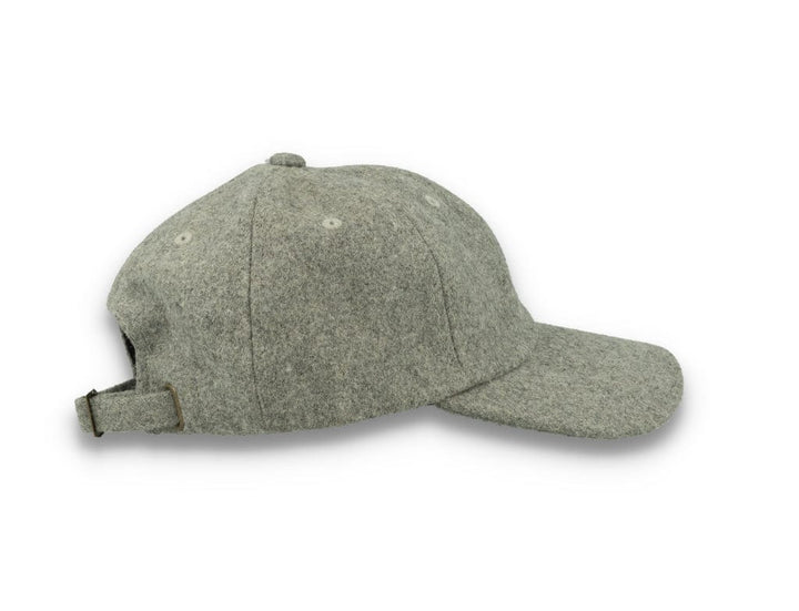 Low Profile Melton Wool Dad Cap Flexfit 6245MW Heather Grey - LOKK
