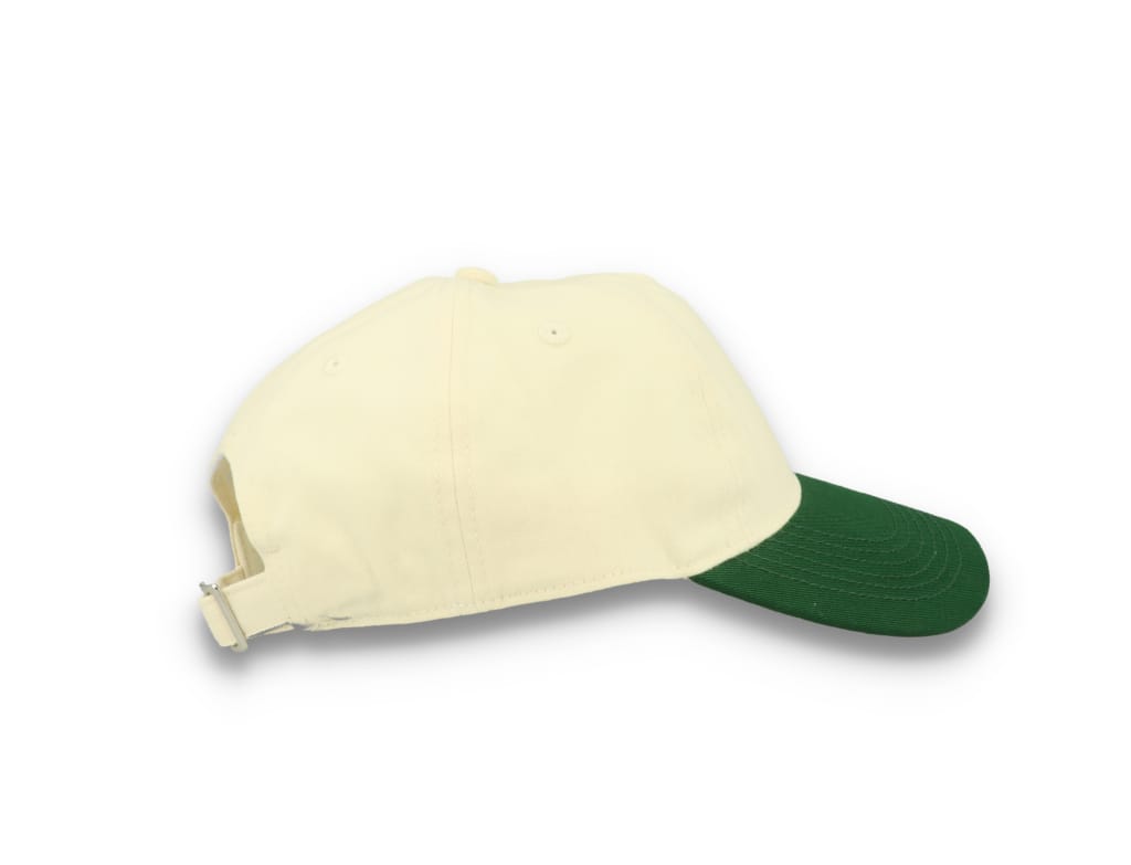 Contrast Peak Leisure Cap Natural/Forest Green