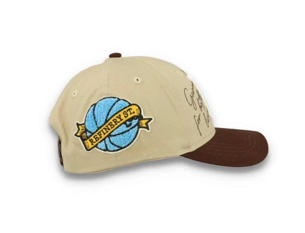 Encore Varsity Cap Light Desert Sand/Coffee Brown - LOKK