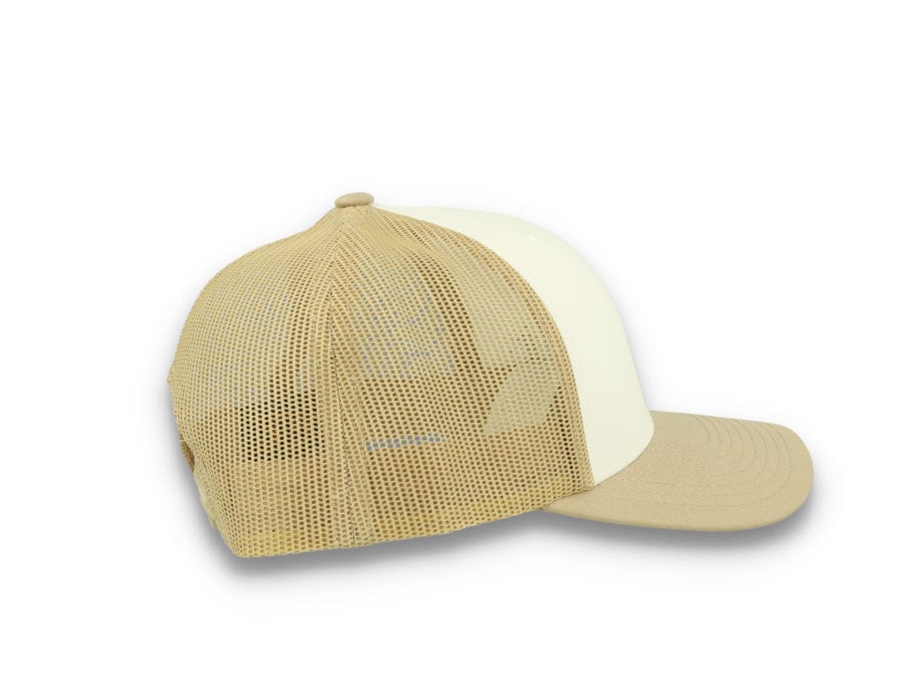 Retro Trucker Dark Khaki/White/Khaki Flexfit 6606CF