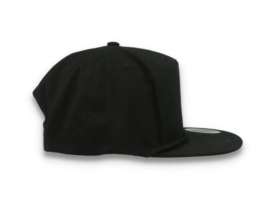 Classic Poplin Golf Cap 6002 Black - LOKK