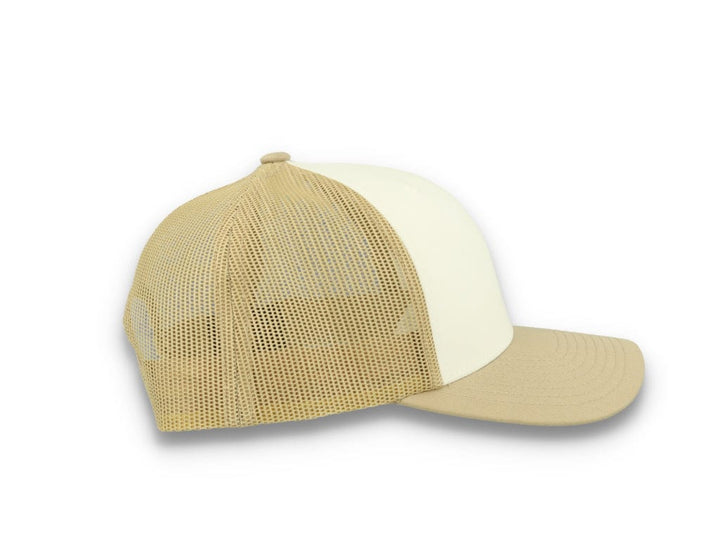 Retro Trucker Dark Khaki/White/Khaki Flexfit 6606CF