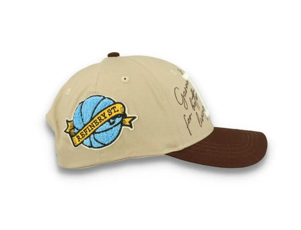 Encore Varsity Cap Light Desert Sand/Coffee Brown - LOKK