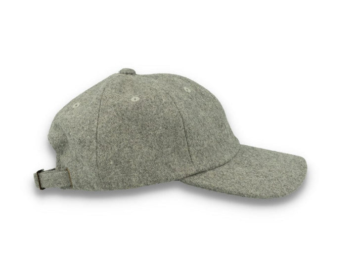 Low Profile Melton Wool Dad Cap Flexfit 6245MW Heather Grey - LOKK