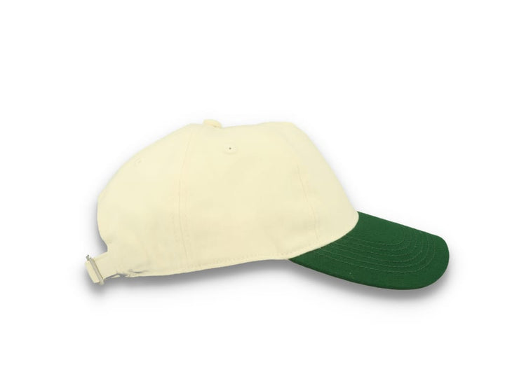 Contrast Peak Leisure Cap Natural/Forest Green