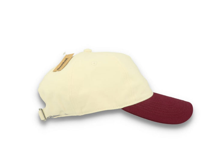 Contrast Peak Leisure Cap Natural/Burgundy