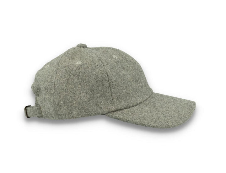 Low Profile Melton Wool Dad Cap Flexfit 6245MW Heather Grey - LOKK