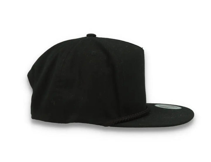 Classic Poplin Golf Cap 6002 Black - LOKK