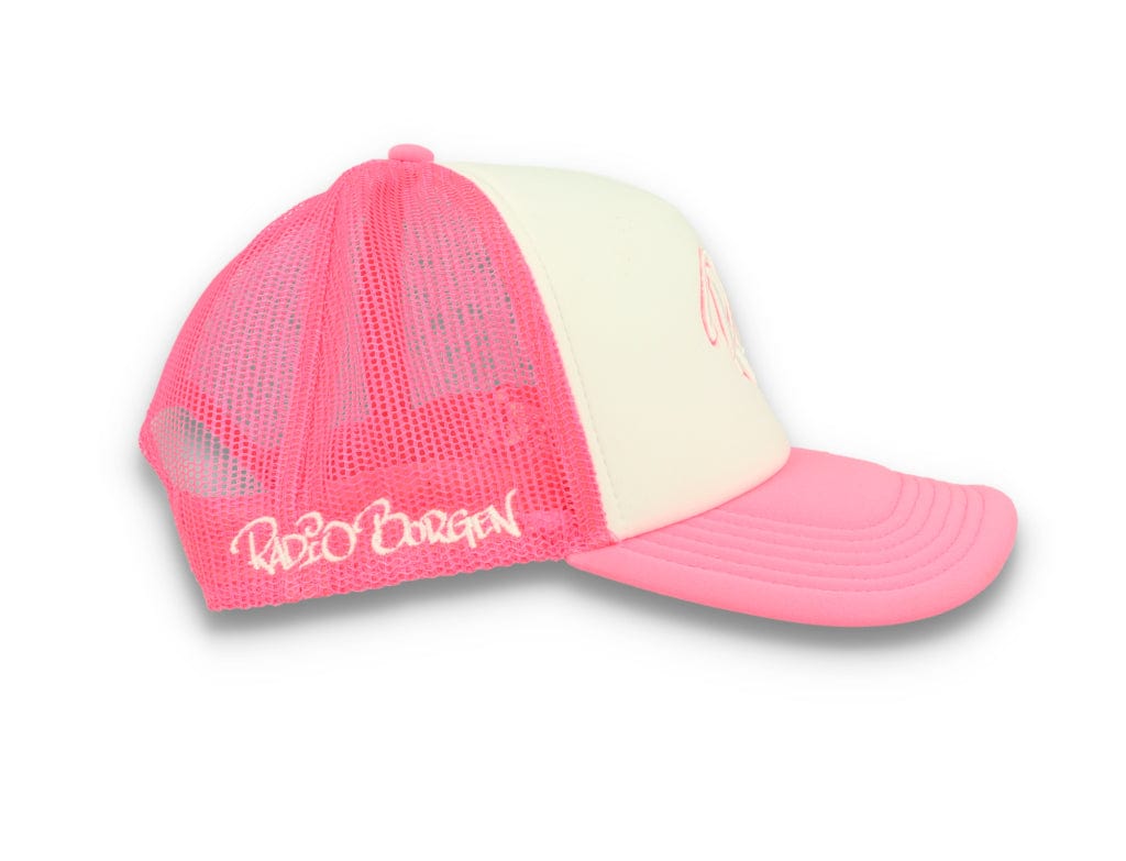 LOKK X RADIO BORGEN Trucker Pink/White - LOKK