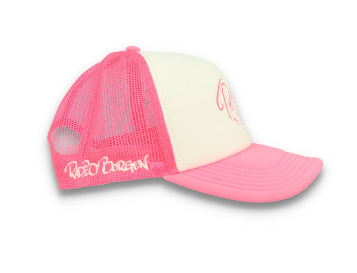 LOKK X RADIO BORGEN Trucker Pink/White - LOKK