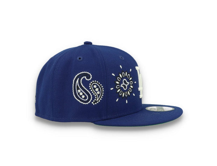 59FIFTY MLB All Over Print Paisley Los Angeles Dodgers Team/White - LOKK