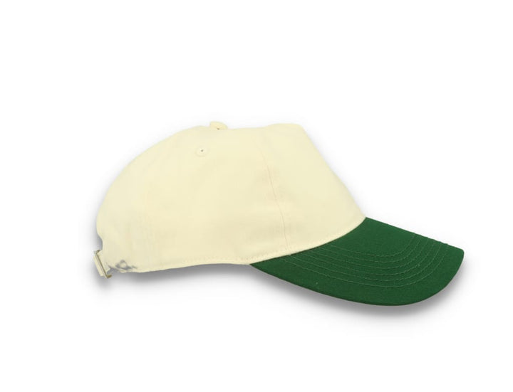 Contrast Peak Leisure Cap Natural/Forest Green