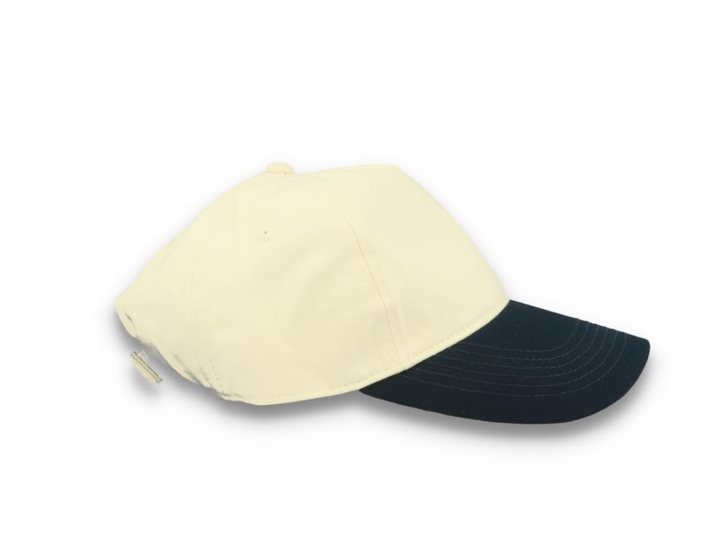 Contrast Peak Leisure Cap Natural/French Navy