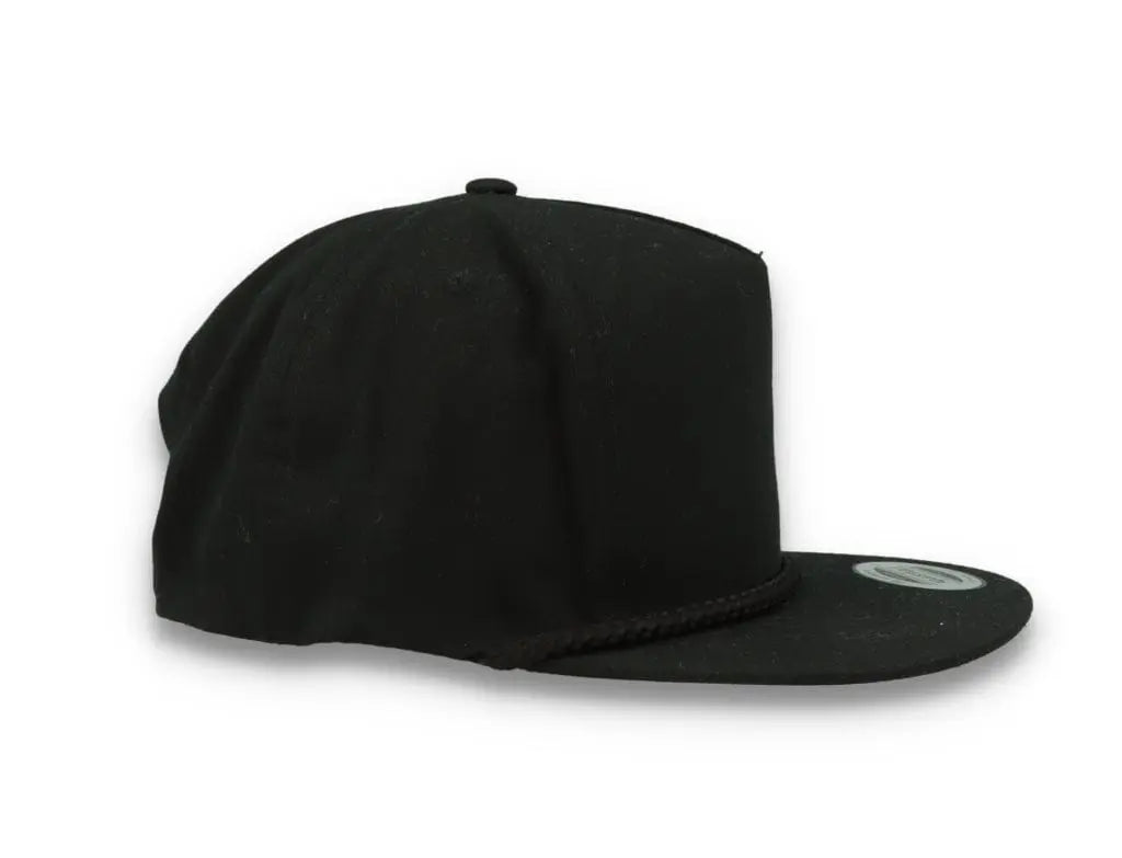 Classic Poplin Golf Cap 6002 Black - LOKK
