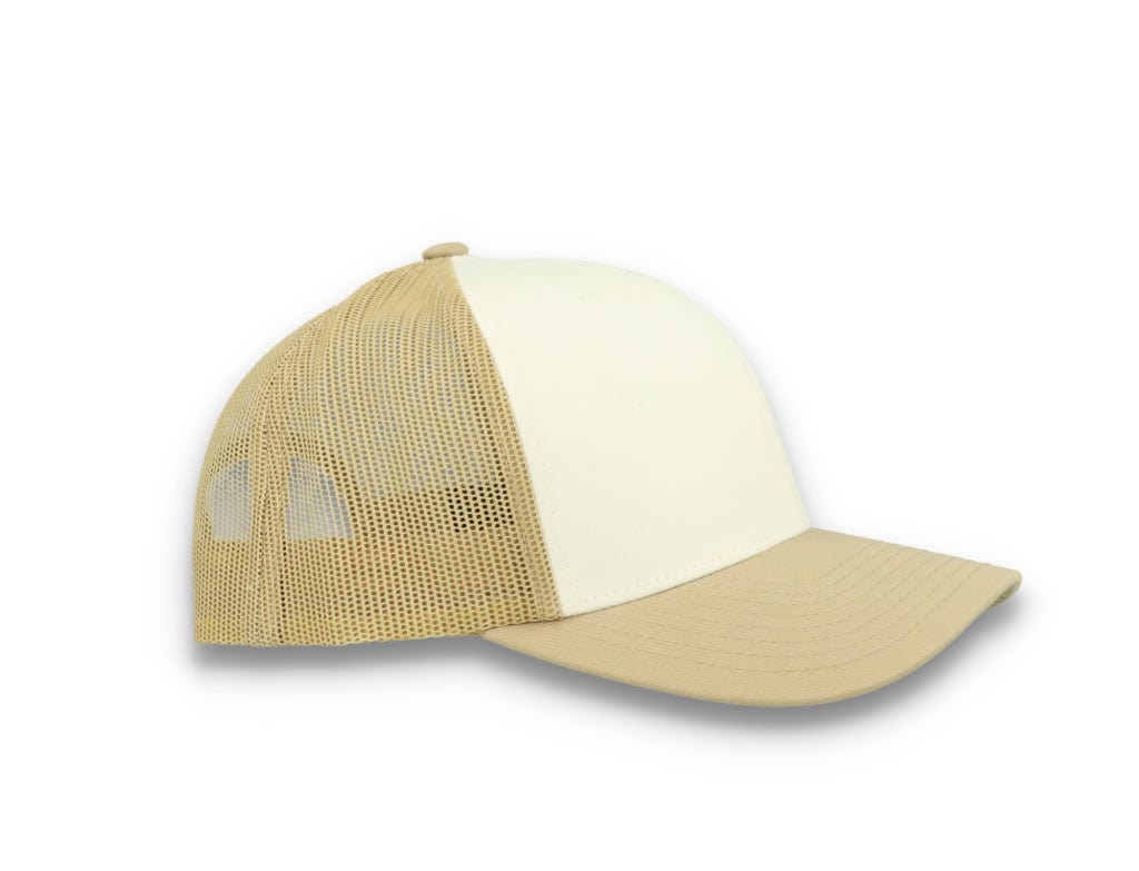 Retro Trucker Dark Khaki/White/Khaki Flexfit 6606CF
